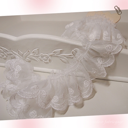 Lace fabric 網紋 蕾絲布料 004 Basic fabric 白象牙