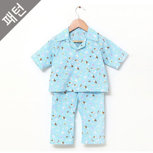 衣服製作圖 兒童睡衣套裝 睡衣製作 P592