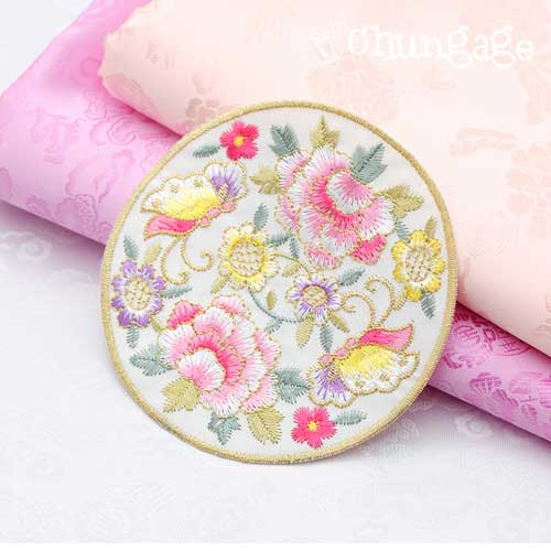 韓服刺繡補丁蝴蝶宮 2color 白色 54278