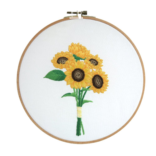 法式刺绣包DIY套件花向日葵CH511216