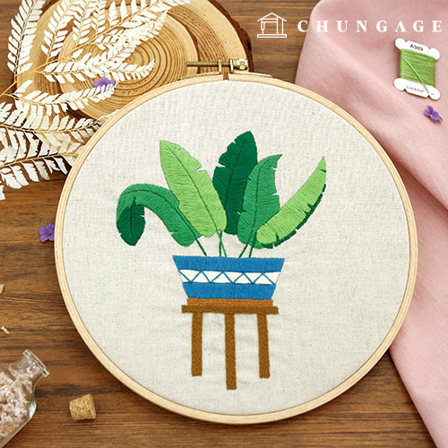 法国刺绣包DIY套件植物CH511118