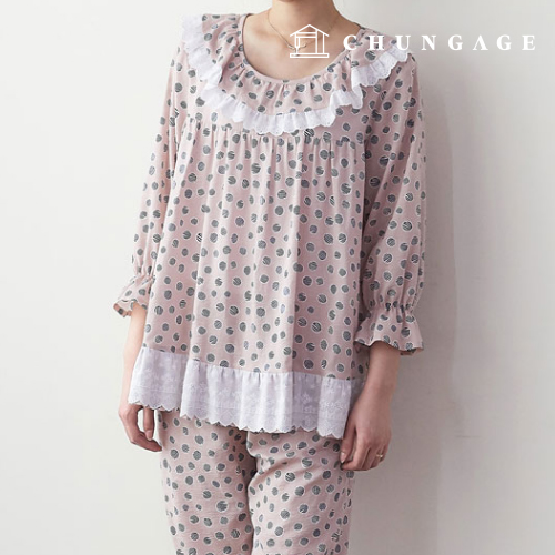 服裝花樣女睡衣套裝衣服製作衣服花樣P1365