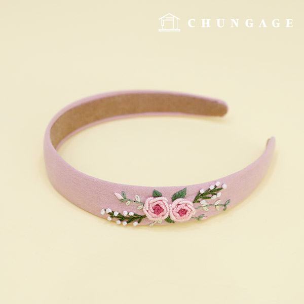 法式刺绣包 DIY 套件头带 Flower Fleur CH512570