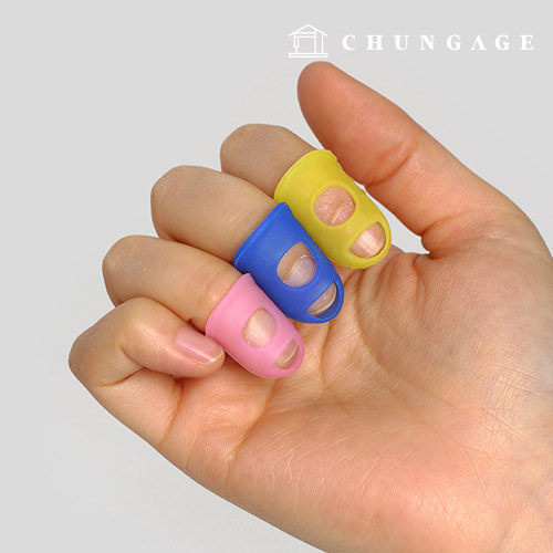 手指頂針 縫紉矽膠 辦公防滑頂針 小號