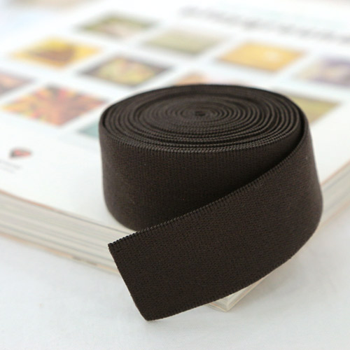 褲子腰橡皮筋鬆緊帶25mm 2咖啡碼色