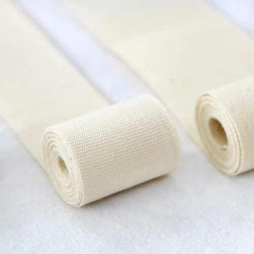 棉質織帶繩波浪繩標籤膠帶天然 3 股 2.5 厘米