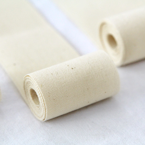棉質織帶繩波浪繩標籤膠帶天然 3 股 3.5 厘米