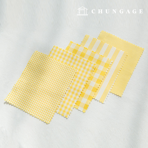 棉渐变色织物20色Ombre染色终止的平纹条纹格子布布料黄色5种类型