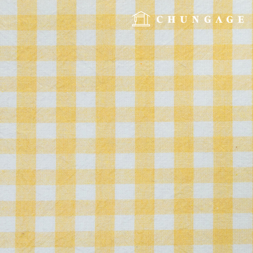 防水布層壓無毒TPU防水布寬幅混合色格子佈料黃色433-1半馬