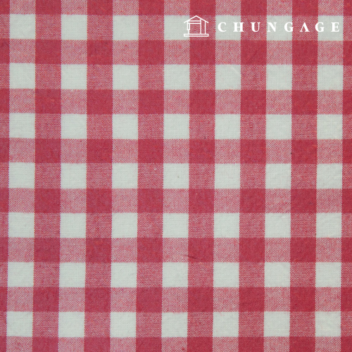 防水水布 Laminate 無毒 TPU 防水布 寬幅混色格子 紅色 436-1 Hanma
