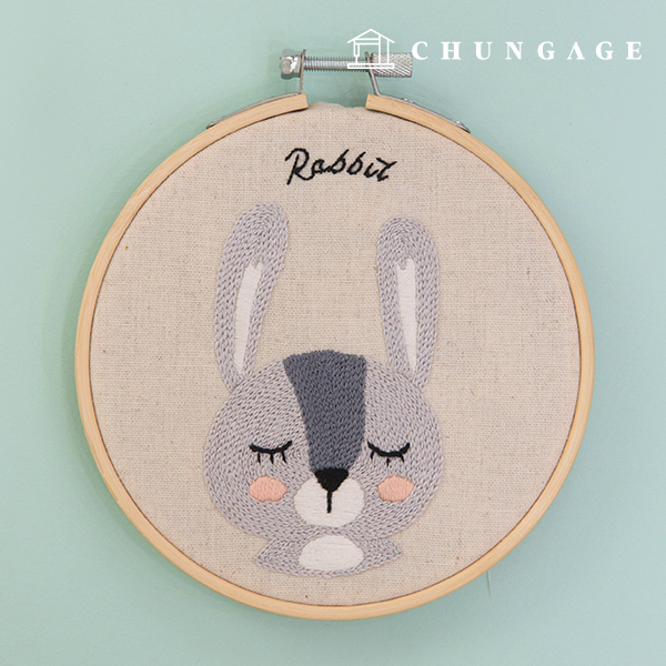 法式刺绣包DIY套装森林之友兔子CH511380