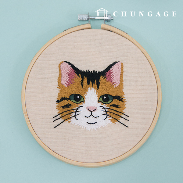 法式刺绣包DIY套件猫猫汗CH511386
