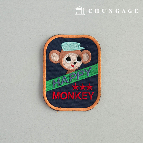 毛絨玩具 Happy Monkey Square 和 Pan 129