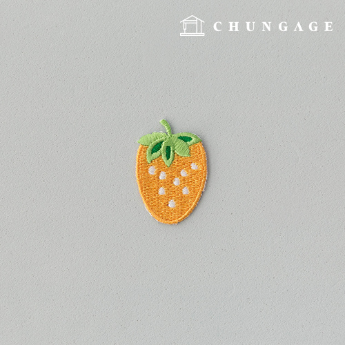 Mango Strawberry Yellow Strawberry 黃草莓裝飾貼片146