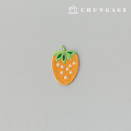 Mango Strawberry Yellow Strawberry 黃草莓裝飾貼片146
