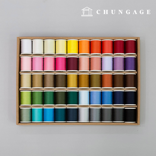 KOASA縫紉線縫紉機線小縫紉線45線2套50色線套裝