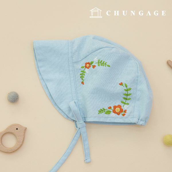 法式刺繡套裝 DIY 套裝花 Labien Bonnet 藍色 CH560206A