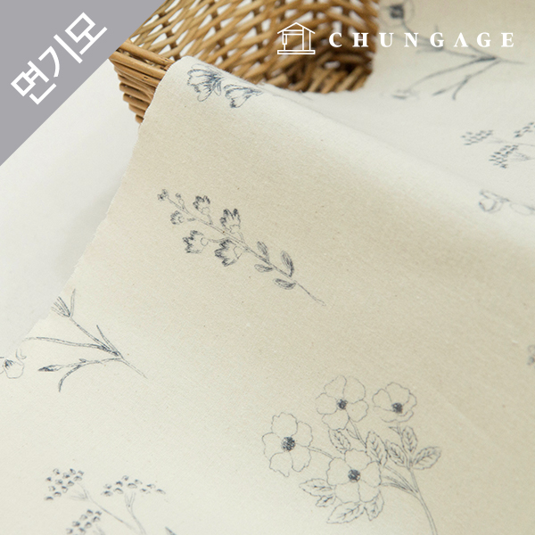 棉加絨超細纖維布料花卉圖案復古花卉布料 20 Libre