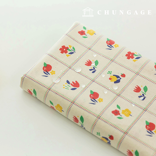 Waterproof Textile Check Fabric Laminate 复古/仿旧 Floral Flower Flower TPU Waterproof Fabric Sophie