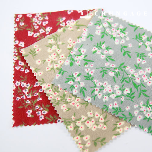 加絨超細纖維織物寬幅花卉圖案棉布蒲公英花3種