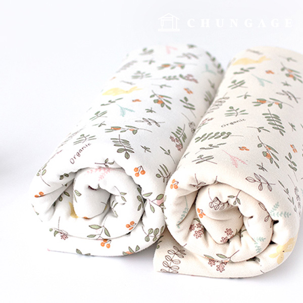 Organic Double Sided Daimaru Fabric 寬幅甜兔 2 種