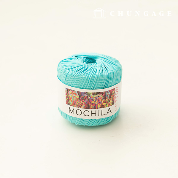 莫奇拉紗、棉紗、鉤針紗、紗線、青色022