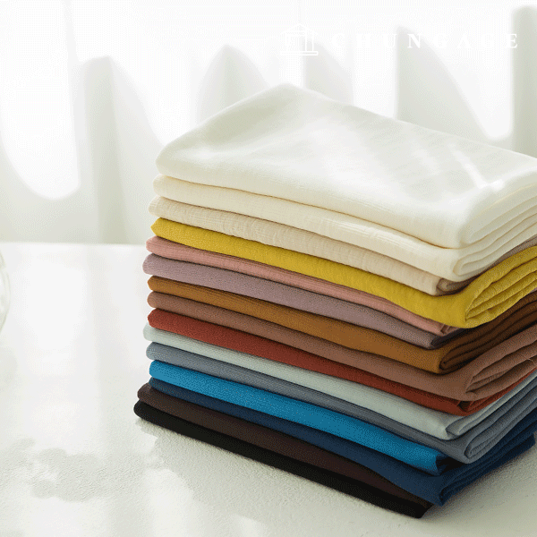 1種棉織物素色的夏季布料