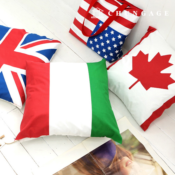 綿面料綿20支剪紙國旗