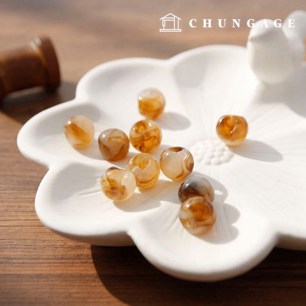 塑膠外套紐扣正裝襯衫正裝女裝圓蛋紐扣大理石米色