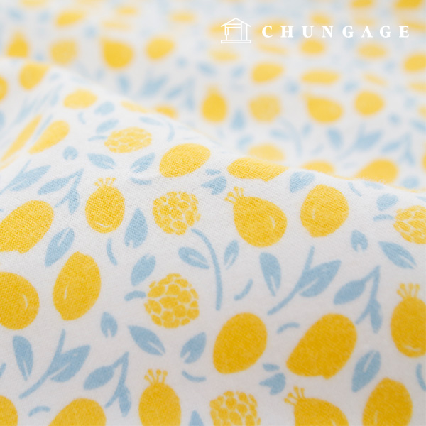 1 件拉絨布料超細纖維花卉圖案花卉布料 20 件蜂蜜檸檬