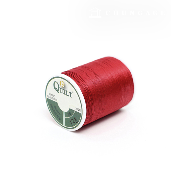 絎縫線，手工絎縫線，用於手工縫紉，基本 128 紅色 71558