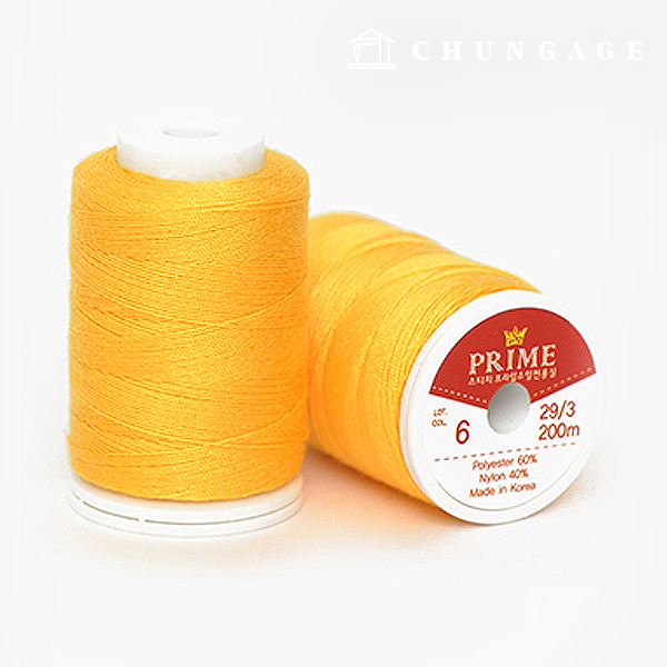 KOASA 縫紉線 縫紉機線 縫紉線 Prime 縫紉線 藍黃色 48107