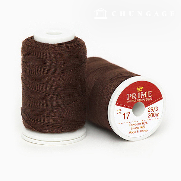 KOASA 縫紉線 縫紉機線 縫紉線 Prime 縫紉專用線 巧克力棕色 48096