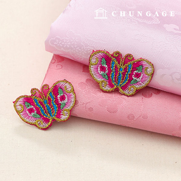 韓服裝飾品 韓服配件 幼兒和漂亮的蝴蝶刺繡裝飾 48149