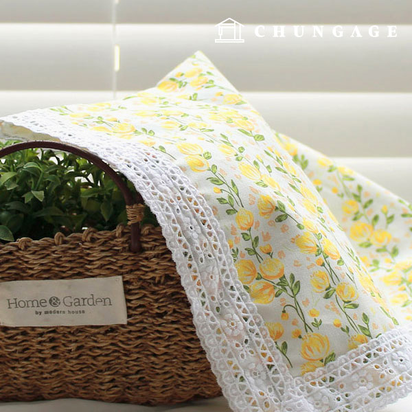 亞麻布料 棉亞麻 11 件 環保 E-DTP 棉亞麻 寬幅 黃色農場 MLYS1463