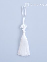 菊花 norigae 包布 打結 norigae 06 白色