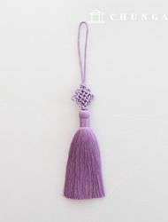 菊花 norigae 包布 打結 norigae 10 紫色