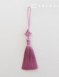 菊花 norigae 包裹布打結 norigae 12 獨立粉紅色