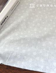 棉布廣木水洗20支花花卉圖案布料椰花白眼