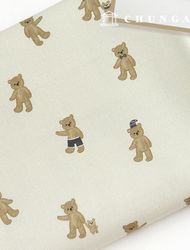 環保抗菌消炎布料 E-DTP 綿 20 單位 Toddle Bear