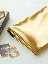 聚酯纖維布料閃光布料舞台服裝派對布料素色布料金光閃閃