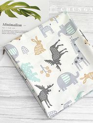 棉織物非螢光 20 單位動物織物 Savanna Animal