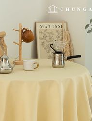 桌布綿牛津日常素色桌布桌布一歲生日活動桌布 180x150