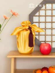 10 片包裝布，優質禮儀禮物，節日包裝紙，金色緞麵包裝紙，55 厘米