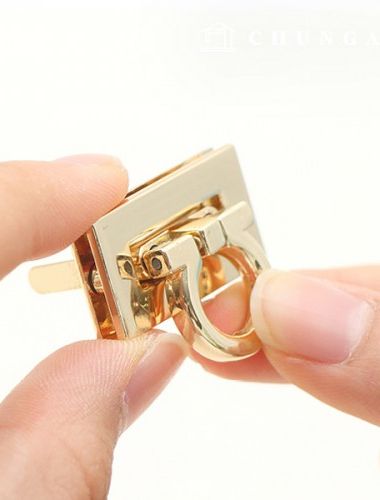 包裝配件 鎖扣裝置 圓形 3公分 金色 73107