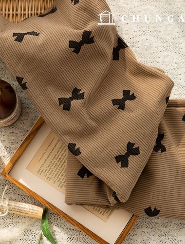 柳蘭布料，中等強度，火花紗線，8W燈芯絨布料，冬季布料，可愛邦恩