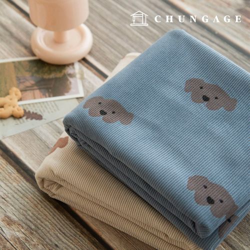 火焰花布料 16W 燈芯絨布料 16W 燈芯絨布料 小狗 圖片 冬季 冬季布料 2 種巴哥幼犬