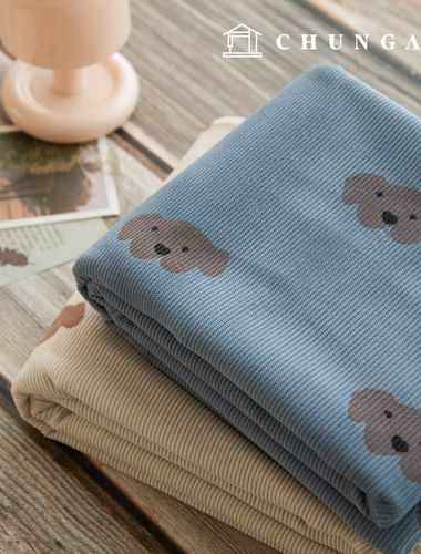 火焰花布料 16W 燈芯絨布料 16W 燈芯絨布料 小狗 圖片 冬季 冬季布料 2 種巴哥幼犬