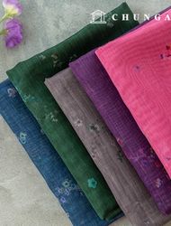 韓服布料 花卉圖案 花布料 韓服製作 5 種花湯
