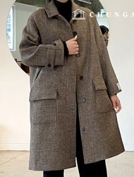 服裝圖面 女款 Balmakan呢子大衣 服裝製作圖面 P1599